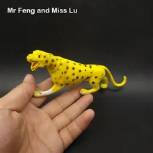 Большой Леопард поддельные животные Когнитивное образование дикая природа детские игрушки