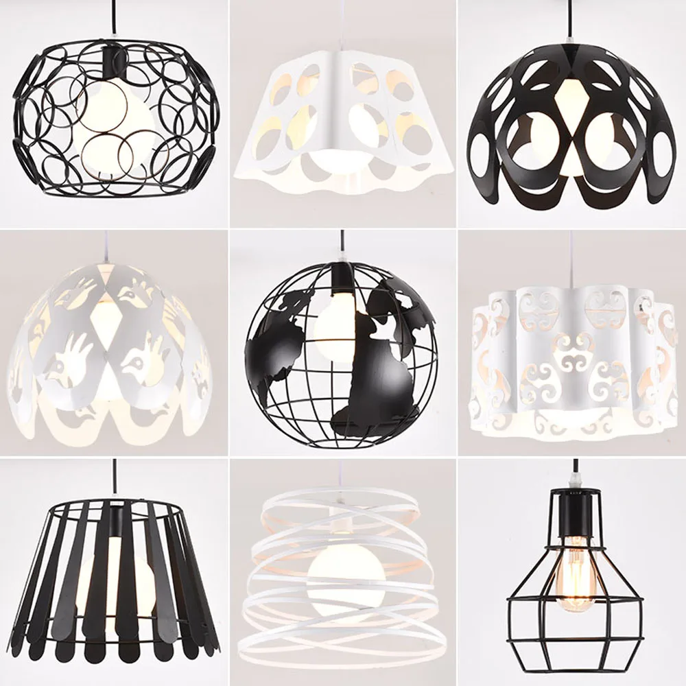 

HGHomeart Pendant Lamp Modern LED Lustres E Pendentes Lamparas Suspension Iron Lamp Rustic Light Fixtures Illumination Hanging