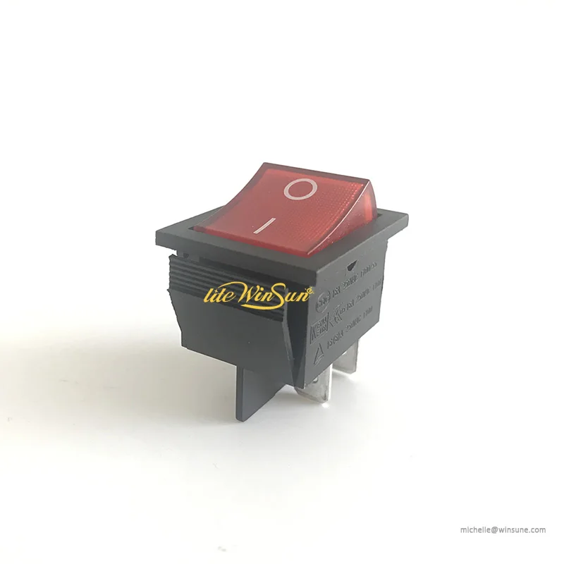Power socket connector Brass feet 4 pin AC 10A 125  6A 125V
