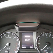 Для Skoda Octavia A7 A 7 из нержавеющей стали, артикул приборной панели, декоративный светильник, накладка, украшение