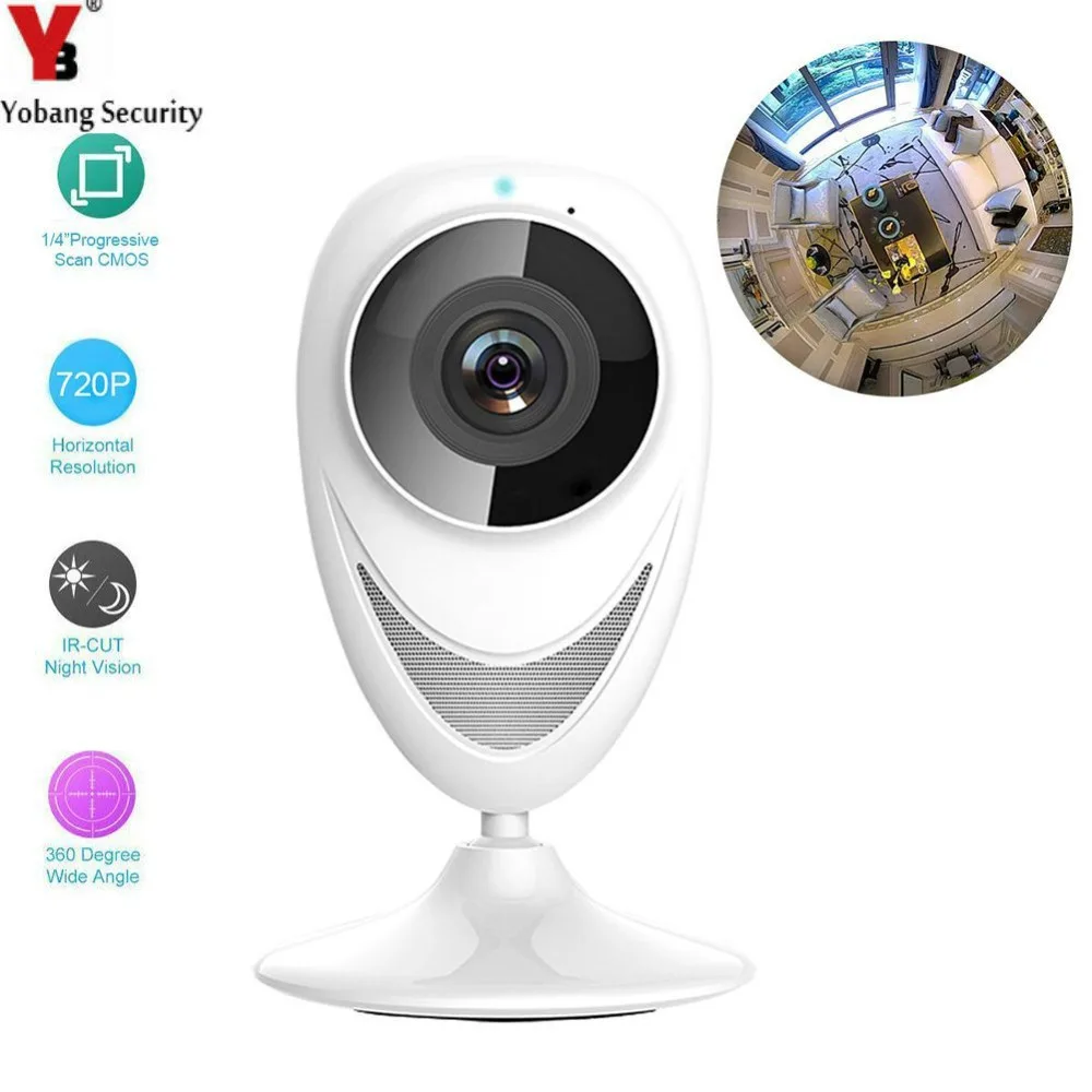 

YobangSecurity 720P 1.0M Wifi Wireless IP Camera Indoor Baby Monitor Home Security IP P2P Surveillance Camera with Two-Way Audio