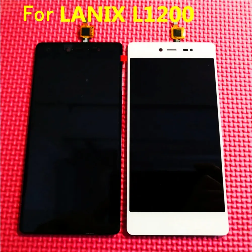 Сенсорный ЖК-дисплей с цифровым преобразователем для LANIX L1200 мобильный телефон |