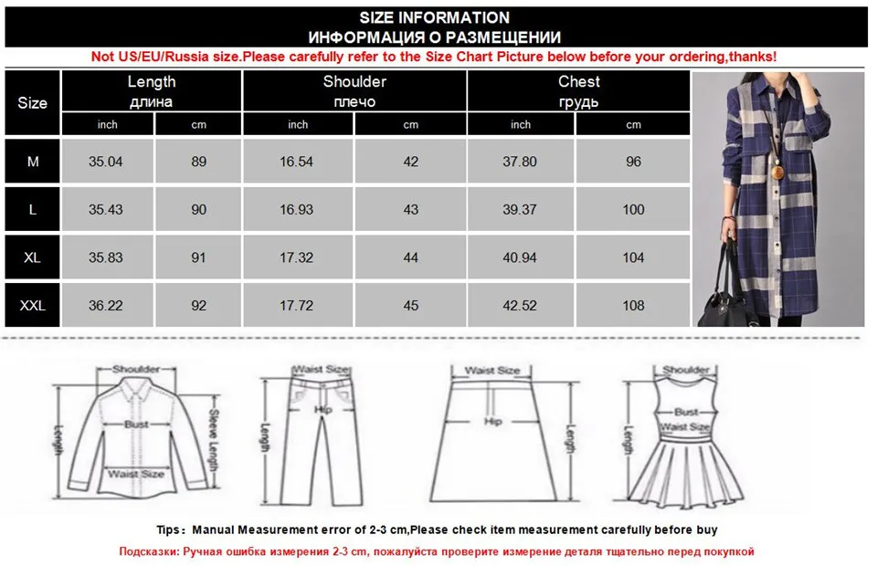 Осенне-зимнее повседневное женское платье-рубашка, женское платье с рукавом 3/4, женское свободное льняное платье в клетку, винтажная женская одежда размера плюс
