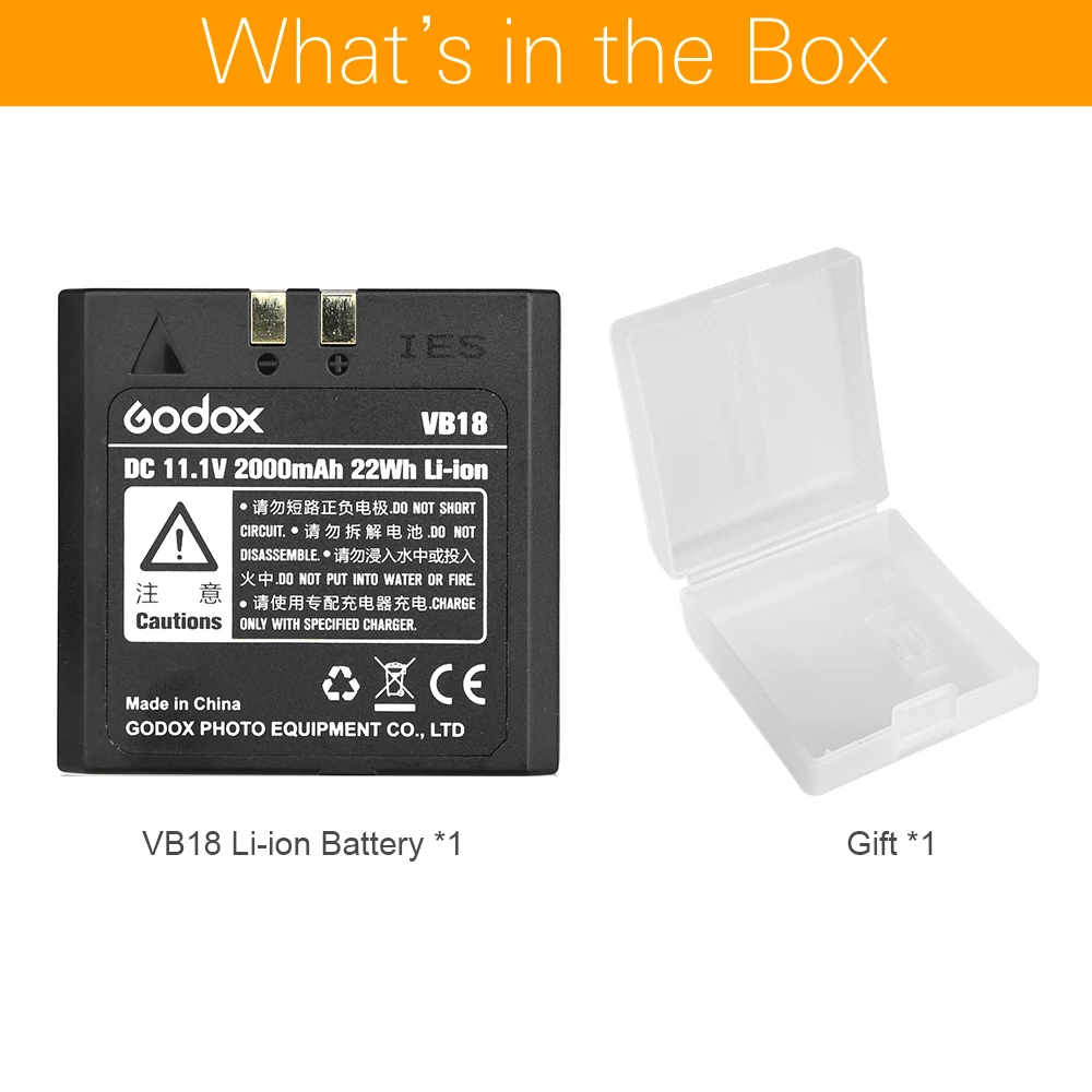 Высокое качество Godox VB18 DC 11 1 V 2000mAh 22Wh литий ионный аккумулятор для Ving V850 V860C V860N Flash