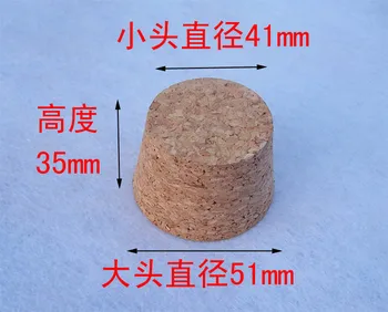 

10pcs/lot 51*41*35mm Composite cork fit for 44mm to 47mm diam glass bottle/#ntd