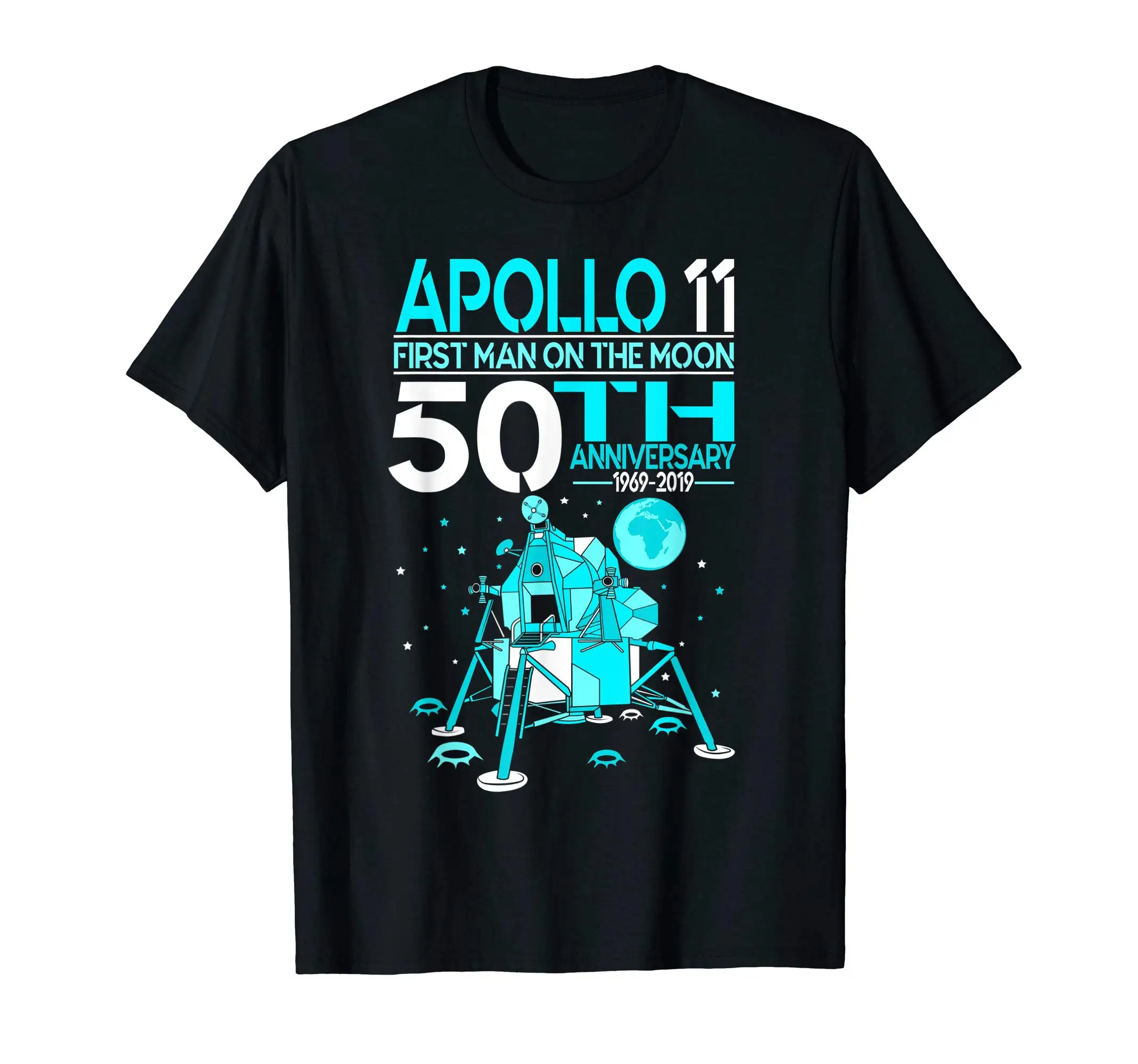 

Apollo 11 First Man on the Moon Landing 50th Year T-Shirt