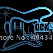 LB948-гитара Рок н ролл Танцор Музыка подарок световая вывеска
