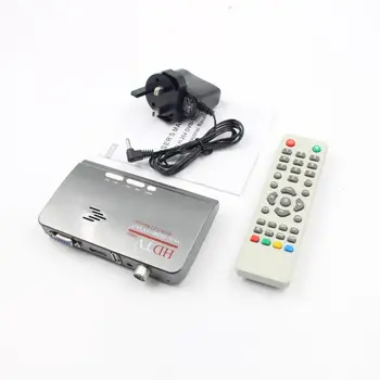 

HobbyLane DVB-T DVB-T2 reveiver Digital Terrestrial HDMI 1080P DVB-T DVB-T2 VGA CVBS TV Tuner Receiver With Remote Control d20