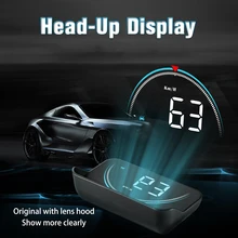 Автомобильный HUD Дисплей стиль OBD2 OBDII Предупреждение о превышении скорости проектор лобовое стекло авто электронная сигнализация напряжения