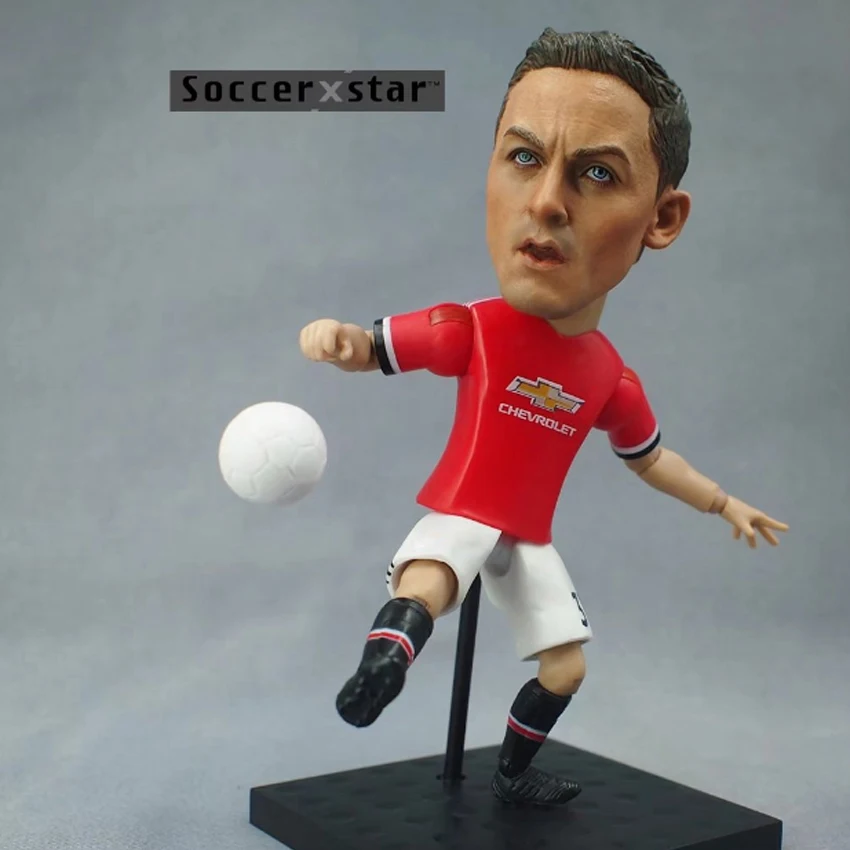 

Soccerxstar Figurine Football Player Movable Dolls 31# MATIC (MU 2018) 12CM/5in Figure BOX include Accessories