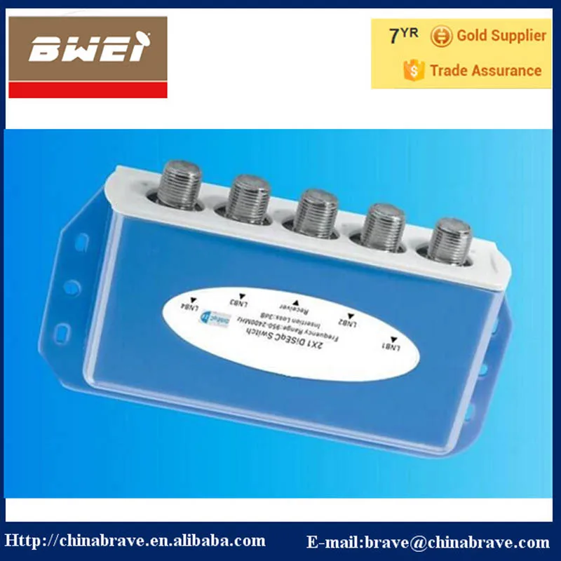 

Multi-LNB Digital DiSEqC Switch 4x1 Waterproof