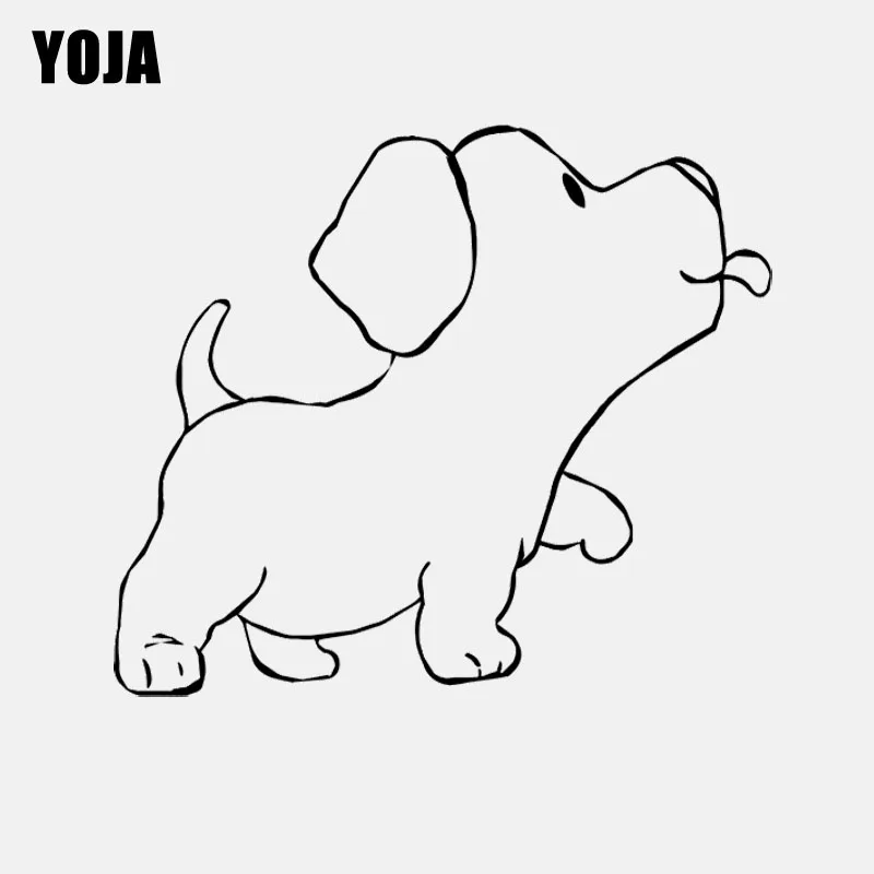 YOJA 50 см * 42 9 мультяшная милая собака ПВХ домашний декор для спальни Животные