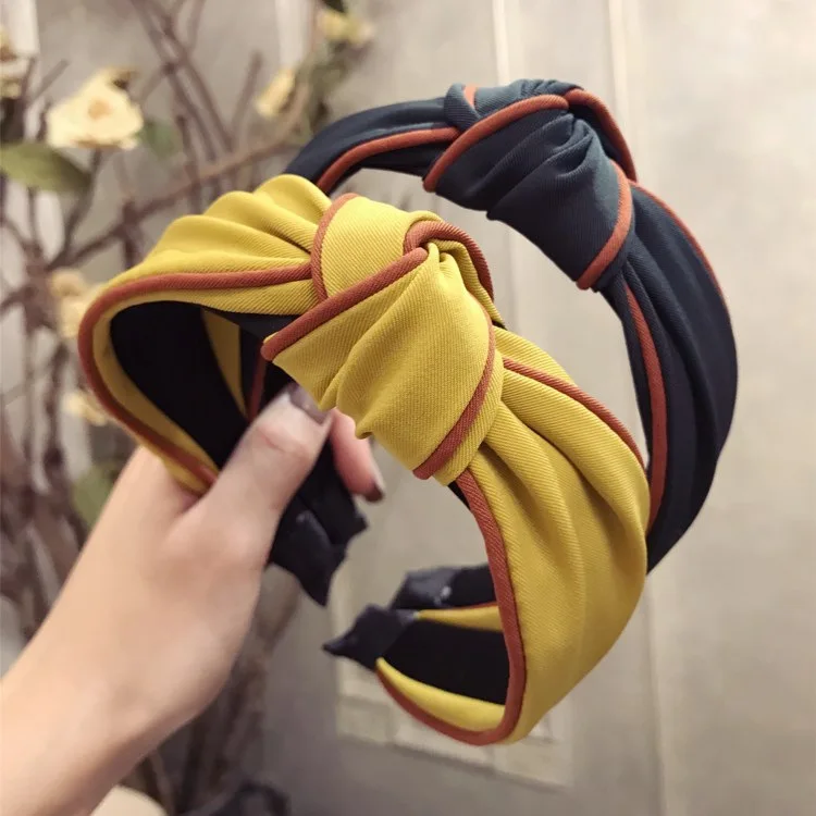 

Knot Cross Head bands Solid 1 PC Fashion Hair Band Hairband Fashion Girls Bow Hair Hoop Hair Accessories Twist Headband