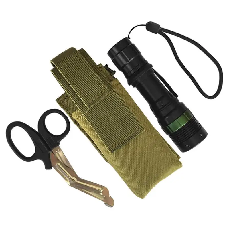 

Outdoor Nylon Tourniquet Storage Bag Scissors Carrier Package Portable Accessories MOLLE Holder Tactical Carrier Package Storage