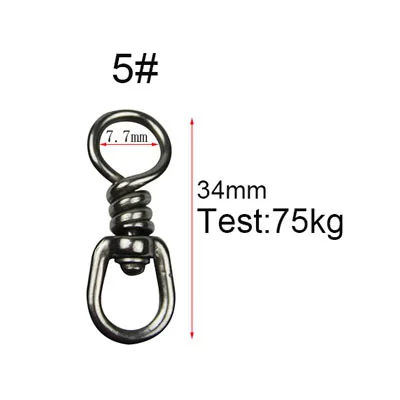 JSM 15 шт./лот 165LB-363LB нержавеющая сталь рыболовные Вертлюги большая игра разъем для морской рыбалки снасти оборудования - Цвет: 5