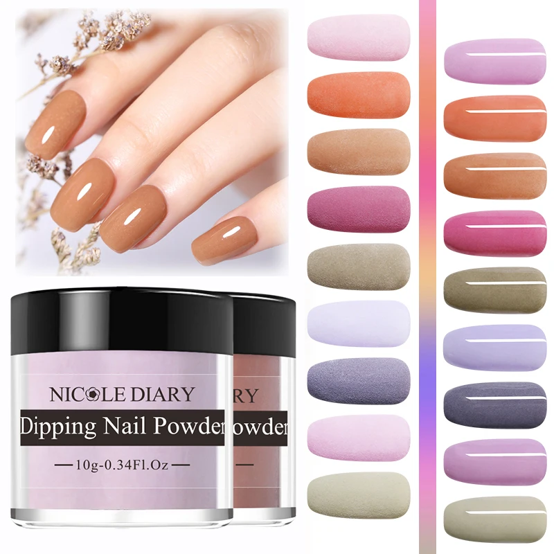 نيكول يوميات 10g غمس مسمار مسحوق ماتي الآثار مسمار الفن زينة الطبيعي الجاف دون مصباح علاج مانيكير بريق كروم نيكول يوميات 10g غمس مسمار مسحوق ماتي الآثار مسمار الفن زينة الطبيعي الجاف دون مصباح علاج مانيكير بريق كروم