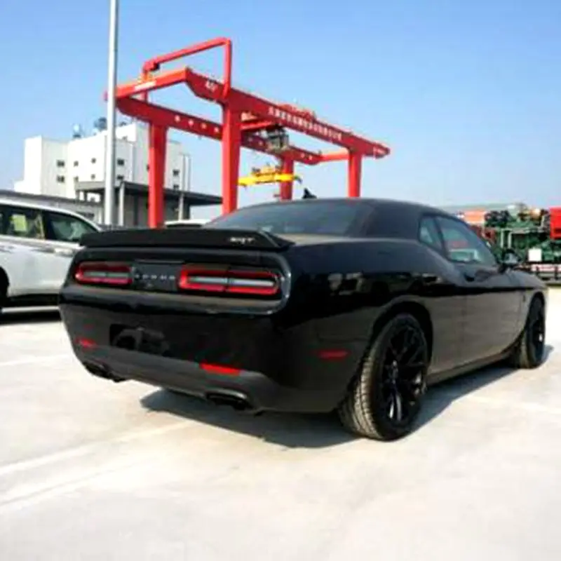 Для Dodge Challenger 2008 2009 2010 2011 2012 2013 задний спойлер Высокое качество ABS Материал грунтовка Цвет автомобильное украшение в виде хвостового крыла