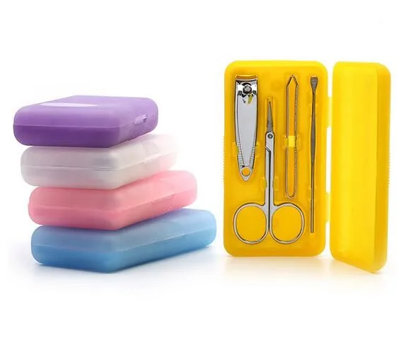 4 шт. инструменты для маникюра Инструменты для педикюра набор инструментов для ногтей комплекты клиперов для ногтей набор инструментов для путешествий резак для ногтей