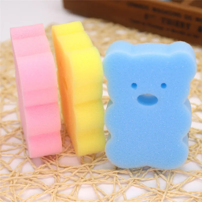 

3/1pcs Bath Brushes Towel Baby Infant Shower Faucet Wash Child Bath Brushes Sponges Rub Sponge Cotton Rubbing Body Accessories