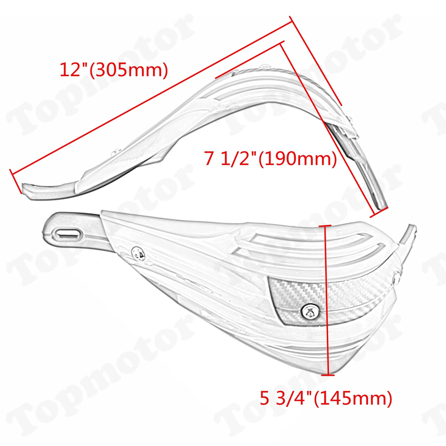 UNDEFINE универсальный двигатель Запчасти Скутер ATV Motorcross Кисть Бар рук гвардии Handguard для KTM Suzuki Honda Kawasaki BMW Yamaha