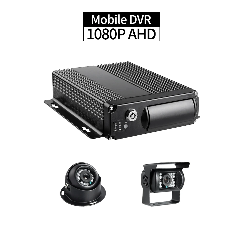 Комплект безопасности для грузовика 4 канальный 1080P MDVR с 2 камерами AHD МП и SD картой