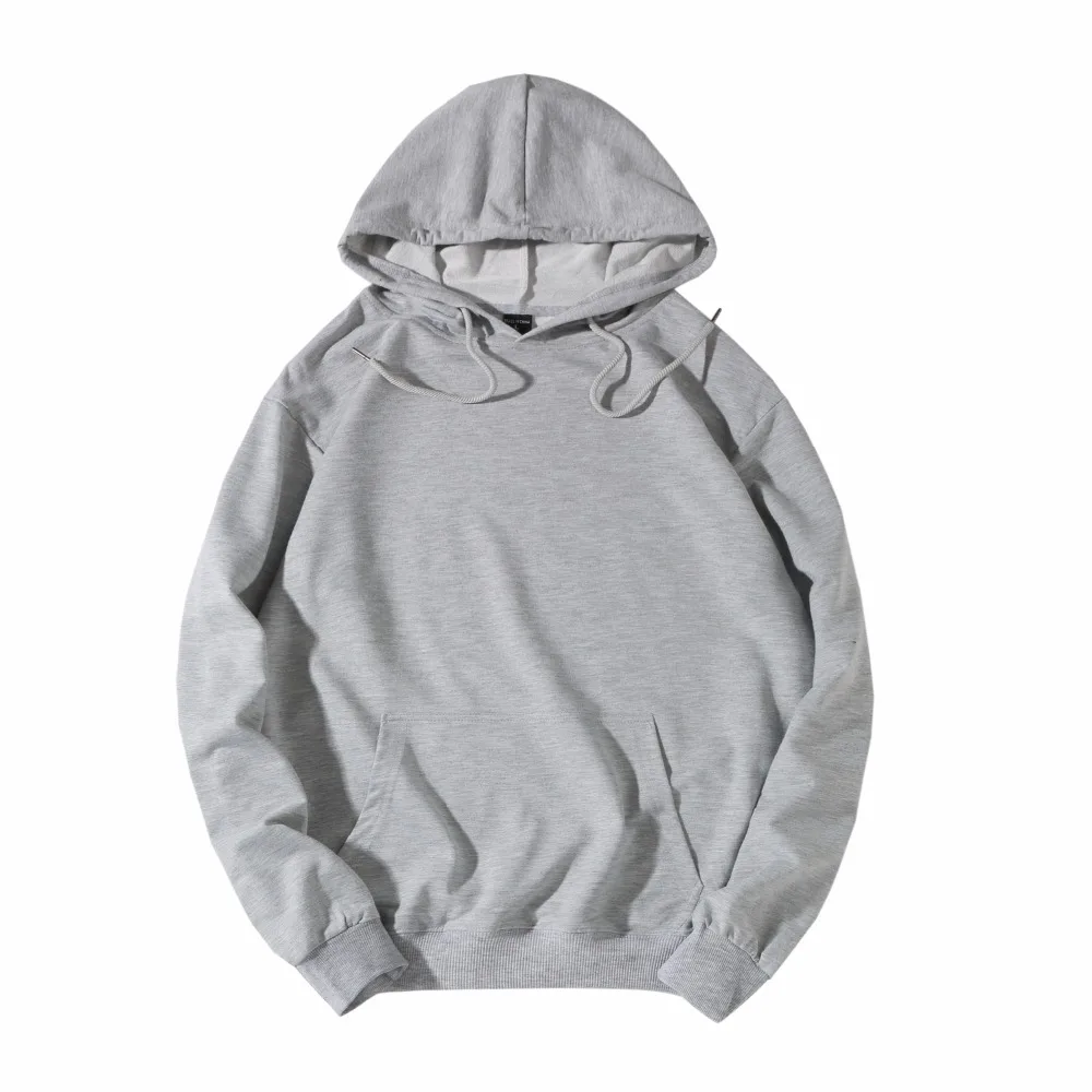 2019 New Spring Autumn Fashion Hoodies Male Large Size Warm Fleece Coat Men Brand Hoodies Sweatshirts  Size M-XXL