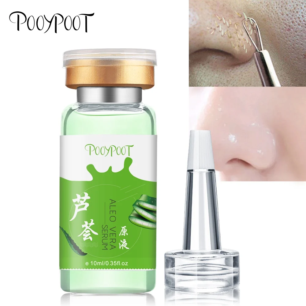 

Pooypoot Aloe Vera Serum Hyaluronic Acid Liquid Tights Tonic Facial Acne Treatment Serum Skin Repair Essence Whitening Cream