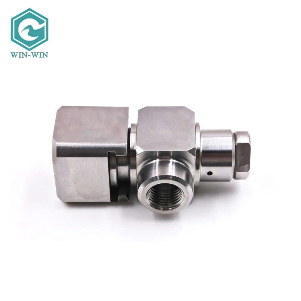 

Waterjet parts 55K 1/4" 90 DEGREE SINGLE AXIS SWIVEL ASSEMBLY No. C-5155-1