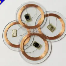 500 шт. 14443A высокочастотная электронная этикетка прозрачная монета карта круглая карта нестандартная M1 карта FM1108 IC карта диаметр 25 мм