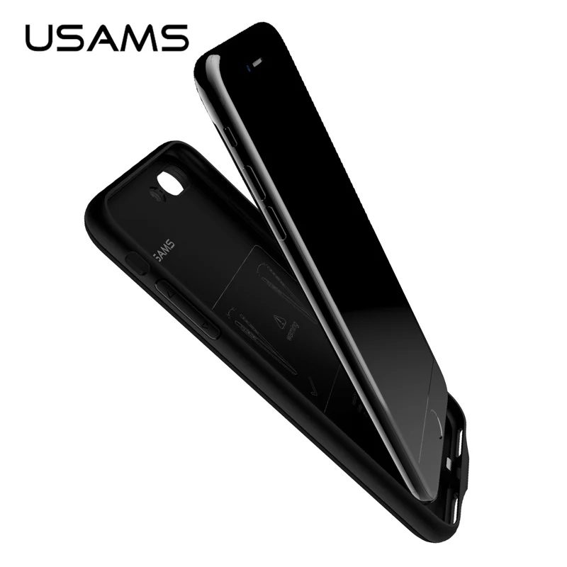 USAMS Charger Case For iPhone 7 7 Plus 2500/3650mAh Power Bank Case