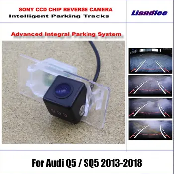 

HD CCD SONY Rear Camera For Audi Q5 / SQ5 2013-2018 Intelligent Parking Tracks Reverse Backup / NTSC RCA AUX 580 TV Lines