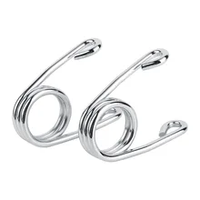 Silve color 1pcs 3′ Chrome CUSTOM TORSION Solo Seat Springs for Harley Chopper Bobber motorcycle