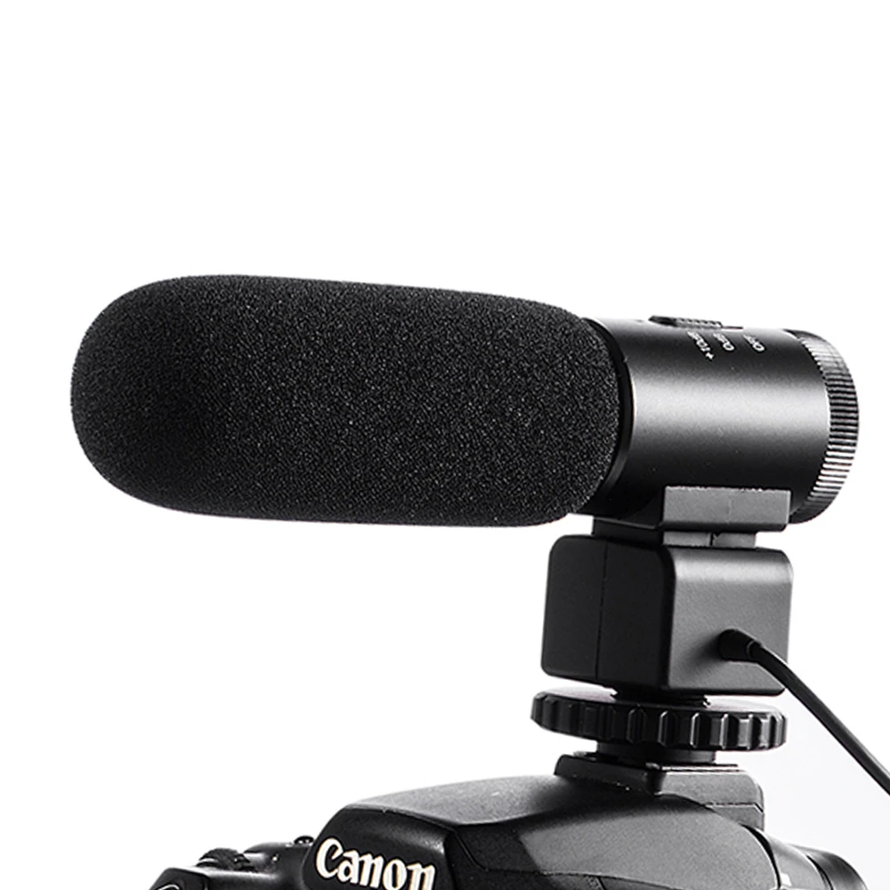 mic MC-810 DSLR Camera Mounted Microphone Professional Photography Camera Recording Microphone  for Interview Movie Pickup for DSLR headphones with mic