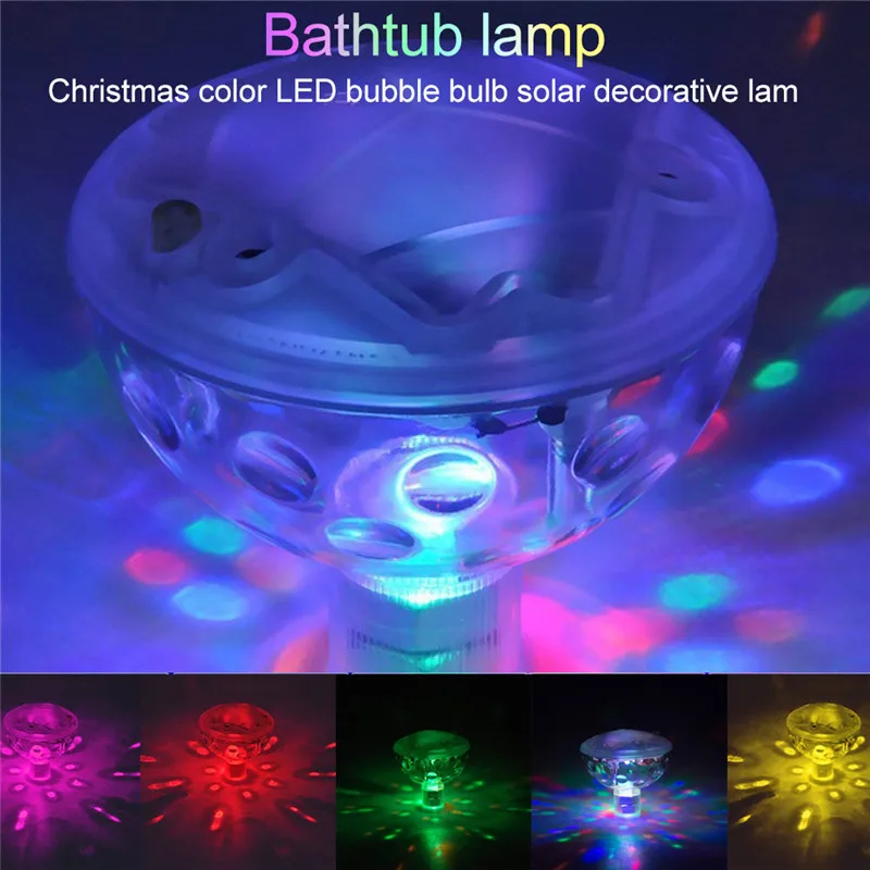 

Battery Powered Underwater Fountain Light Disco Spa Bathtub Light Swimming Pool Float Lamp LED Light Children's Pool Light