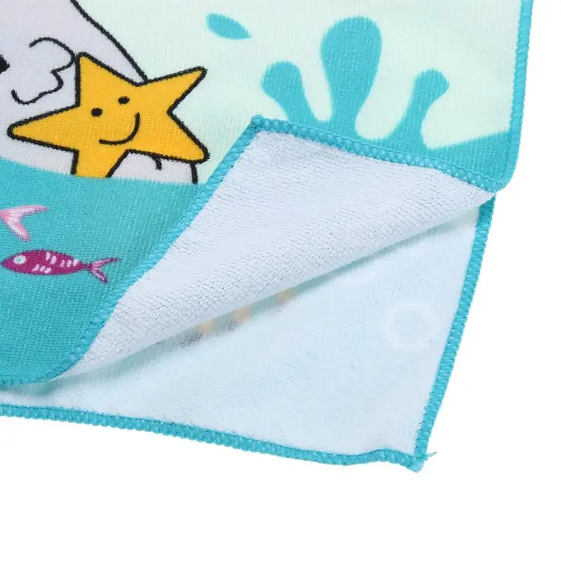 Полиэфирное пляжное полотенце с рисунком акулы русалки, детское банное полотенце с капюшоном для маленьких мальчиков и девочек, мягкое банное полотенце с рисунком для малышей