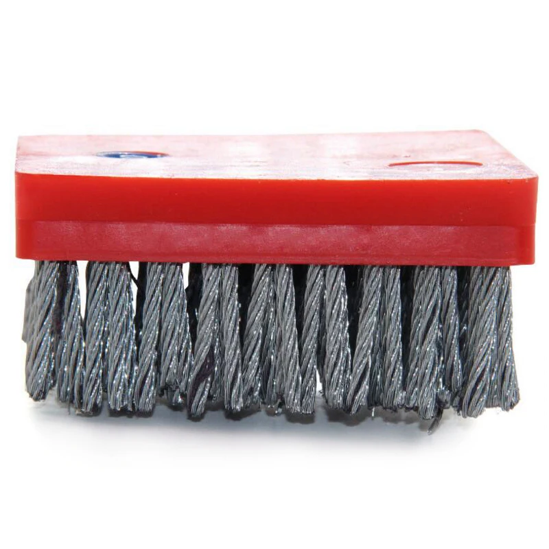 RIJILEI 10PCS/Set Steel Wire Brush Marble Abrasive Brushes Frankfurt Antiquing Abrasive Brush for stone Processing Cleaning YG02