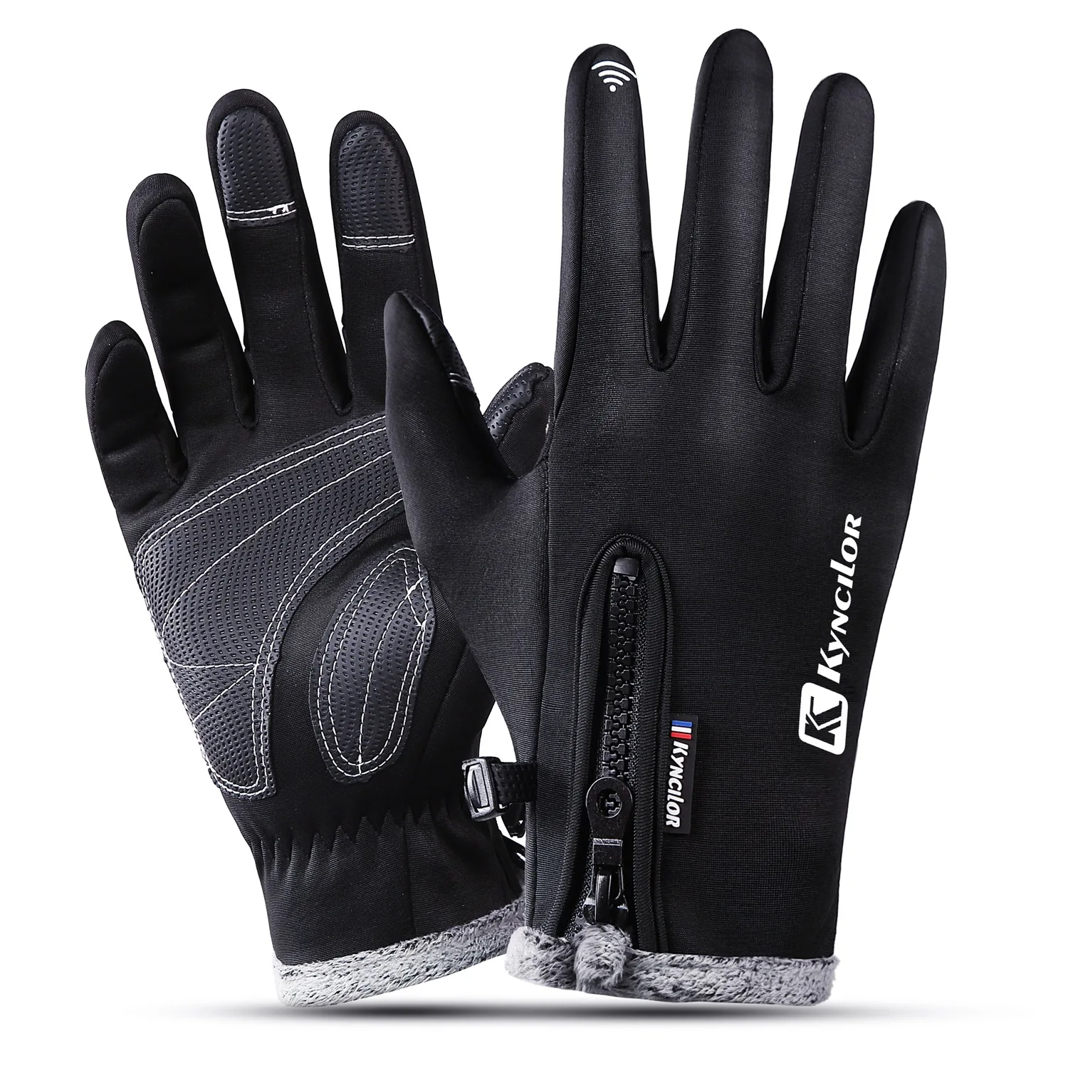 

Fishing Gloves Accessories Leather Gloves Mittens Touch Screen Gloves Male Female Windproof Waterproof Glove men Winter Pesca