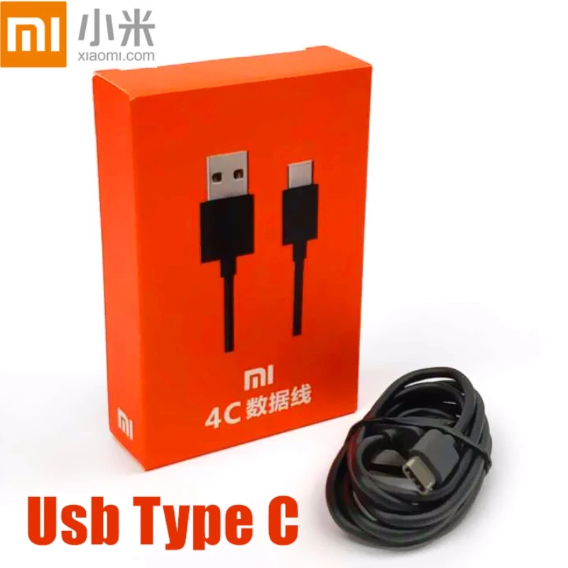 

Original XIAOMI a1 Charger Cable For mi 8 se 6 6x 5 5s 4c mi8 mi6 mi5 mi5s a2 mix 2 2s max 2 3 Fast charge usb type c cable