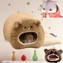 Hamac chaud pour animaux de compagnie, lit-balançoire pour Rat, écureuil, jouet d'hiver, maison, nid suspendu + tapis