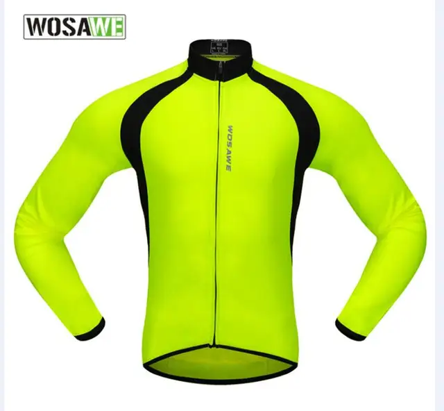 Breathable Long Sleeve Mesh Cycling Jersey Quick Dry UV Protect Bike