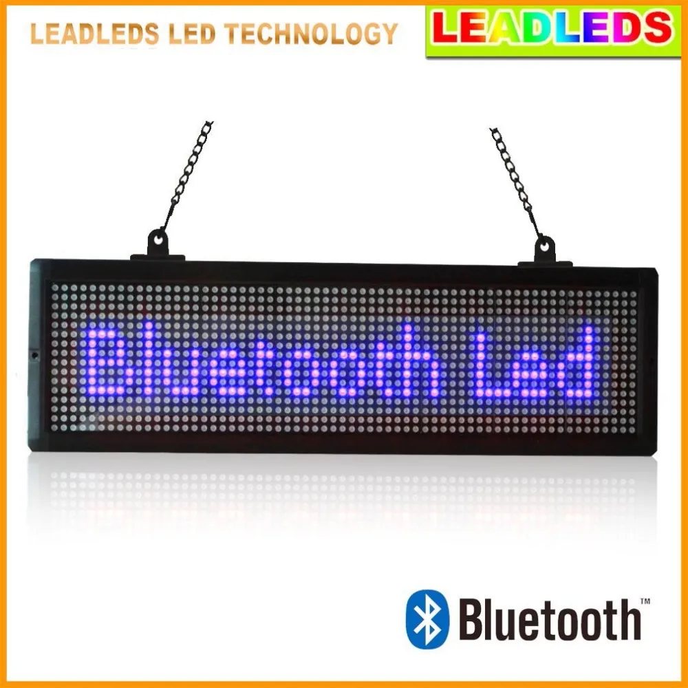 21" X 6.3" Bluetoth LED Sign Scrolling Message Board Programmable by