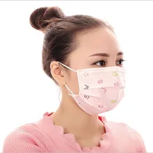 100 шт. 3 слоя нетканые одноразовые Анти-пыль маска для лица Антивирус маска толщиной рот муфельной маски для лица для защиты от гриппа mascarilla antipolvo