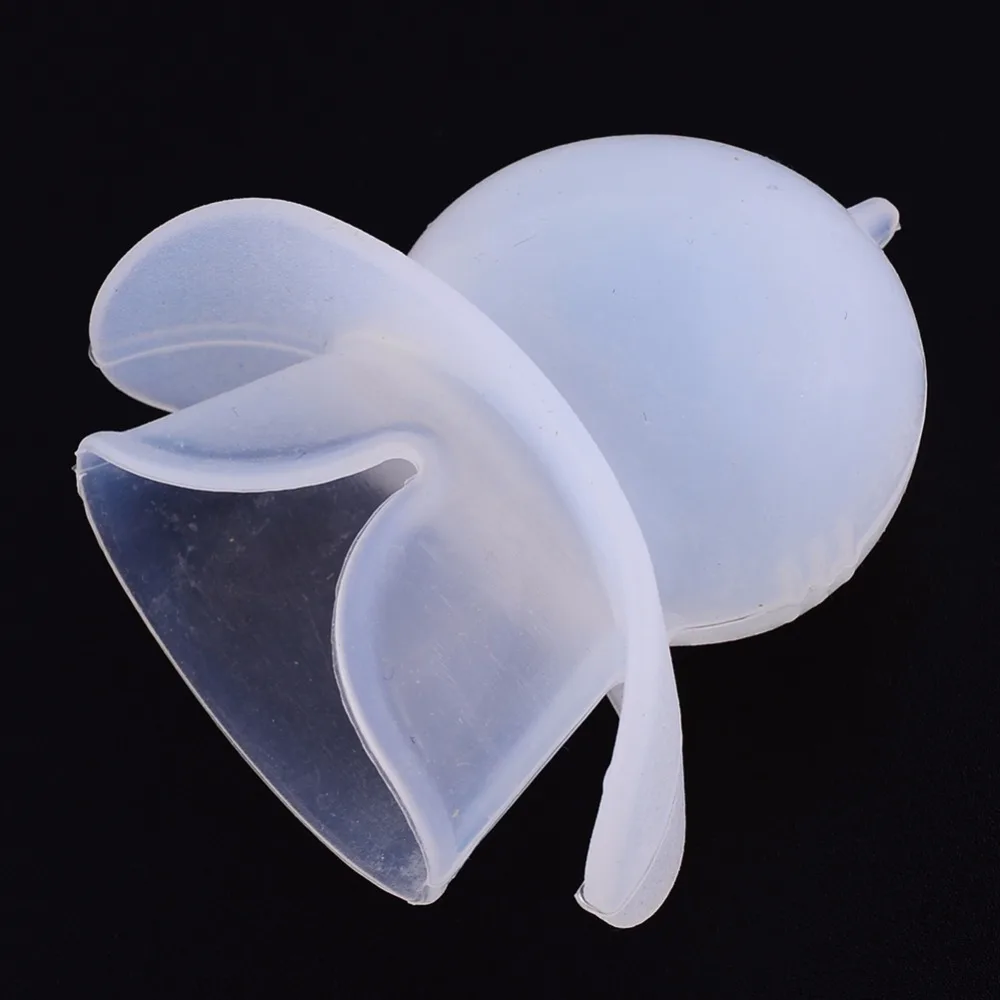 

Drop shipping Anti Snore Tongue Soft Transparent Medical Silicone Sleep Apnea Night Guard Anti Snore Device
