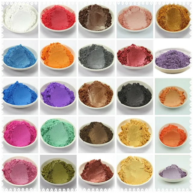 42 Colors Mixed Healthy Natural Mineral Mica Powder DIY For Soap Dye