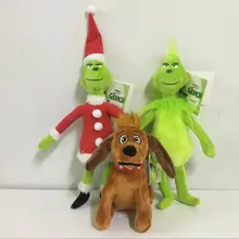 Рождество Grinch Мягкие плюшевые игрушки куклы дети оригинальные как Grinch украли Grinch рождественские подарки, куклы