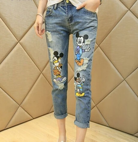 cute jean capris