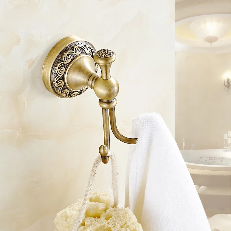 Auswind Antique Copper Wall Hanger Hook European Coat Hook Single Individual Clothes Hook Carved Toilet Bathroom Accessories Coat Hooks Clothes Hookbathroom Accessories Aliexpress