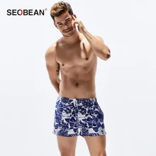 Брендовые мужские сексуальные штаны с цветочным принтом, пляжные шорты для серфинга, спортивные штаны, пляжные шорты, мужские купальники, Maillot De Bain, быстросохнущие
