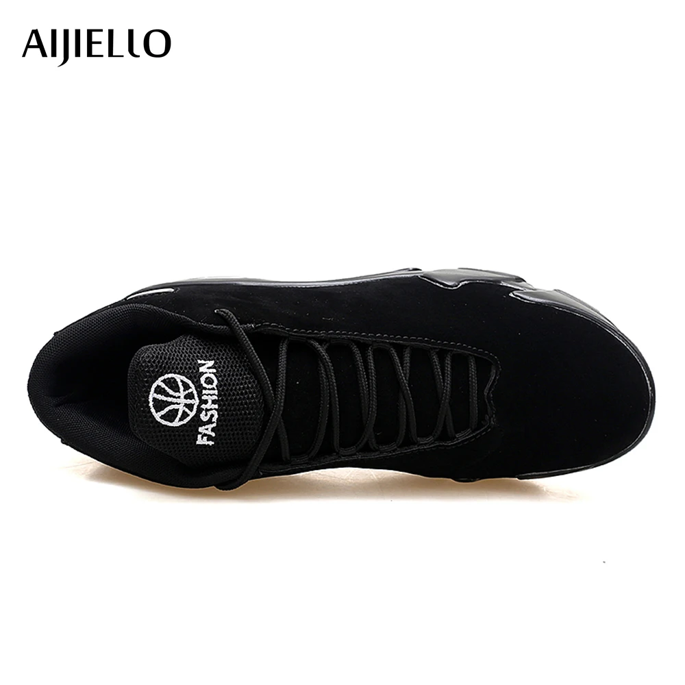 2018 más nuevos hombres zapatos de Baloncesto de aire suela exterior Zapatillas de deporte Atlético caliente negro gris Mans Zapatillas Baloncesto