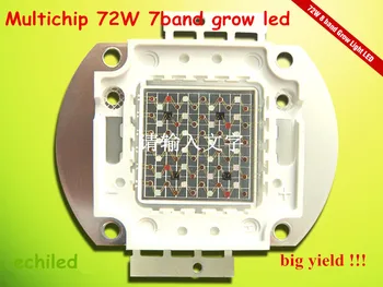 

Free shipping original Epileds chip 72w 7band high power grow led chip for indoor growth and flowering